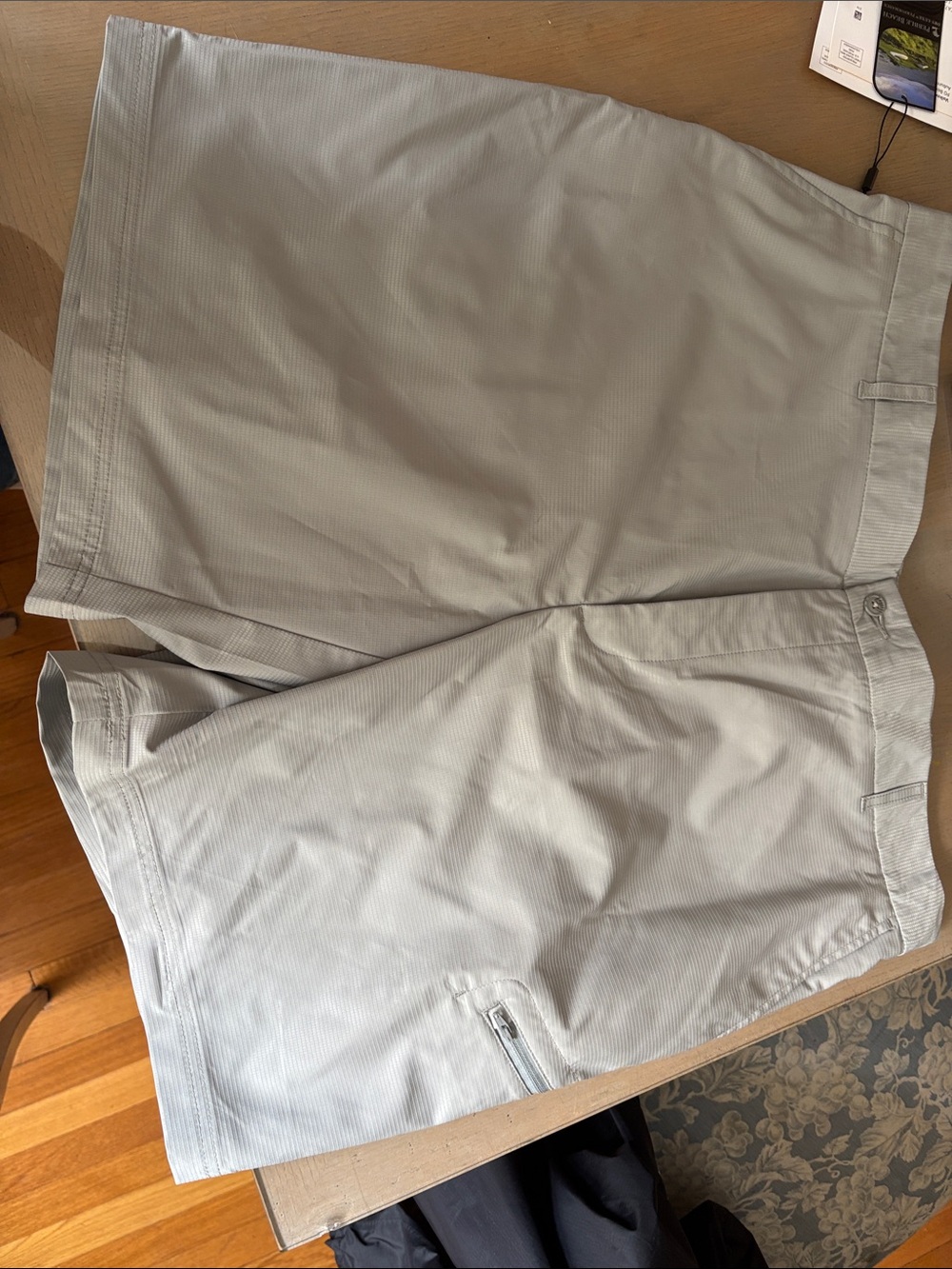 Men's Light Gray Casual Shorts